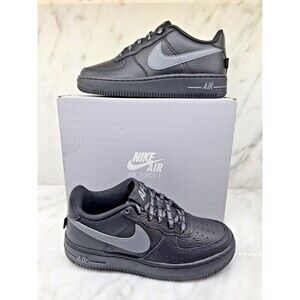 Nike Air Force 1 Low GS Black Smoke Grey 4.5Y Womens 6 NIB IR0270-001